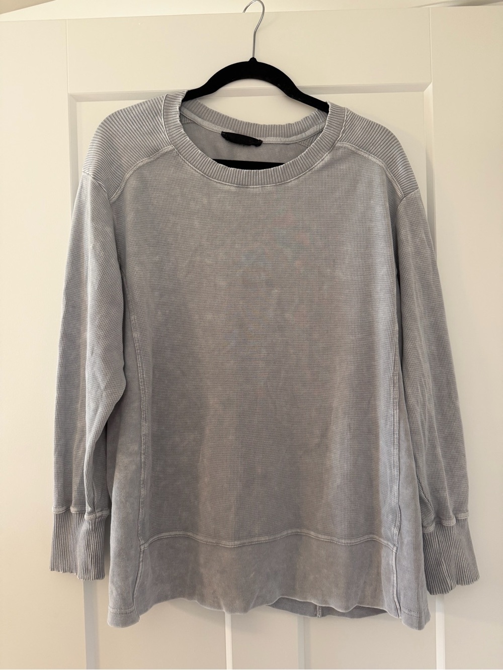 Light Grey Washed Crewneck Sweatshirt from TJ Maxx